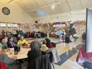 Christmas Party at Vas Senior Club with Special Guest: Santa Claus!